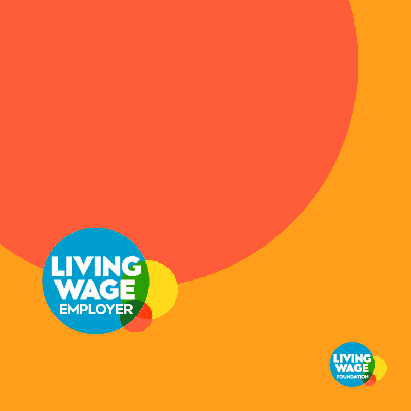 Proud to be a Living Wage employer.