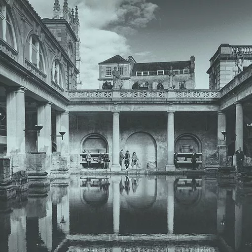 The great Bath at the Roman Baths