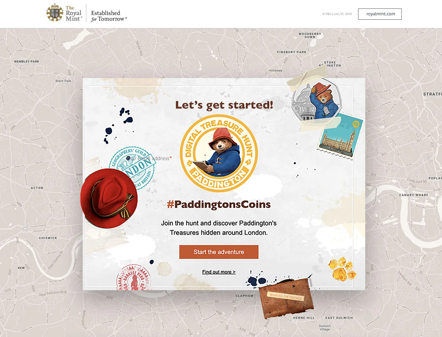 The Royal Mint - Paddington Digital Treasure Hunt