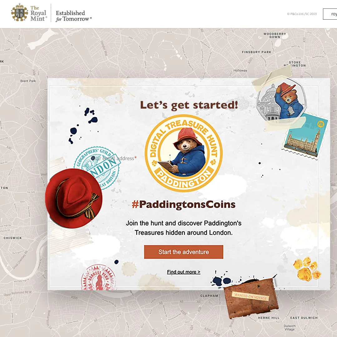 The Royal Mint - Paddington Digital Treasure Hunt